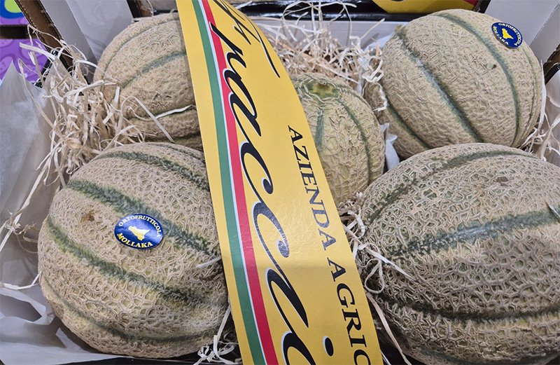 Melone Proteo - Sicilia - 3,30/3,50 euro al chilogrammo